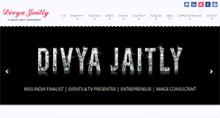 Desktop Screenshot of divyajaitly.com