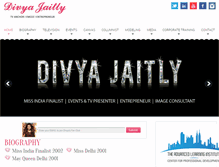 Tablet Screenshot of divyajaitly.com